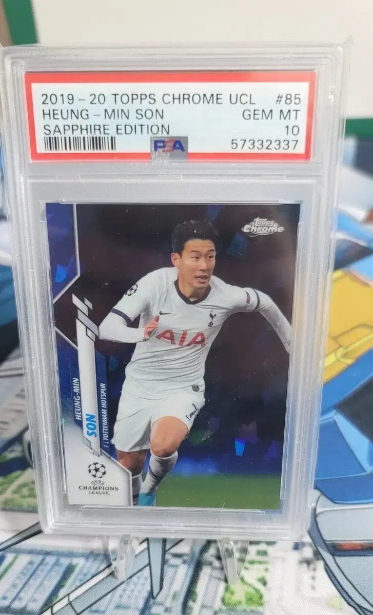 2019-20 Topps 손흥민 사파이어에디션 카드 psa10